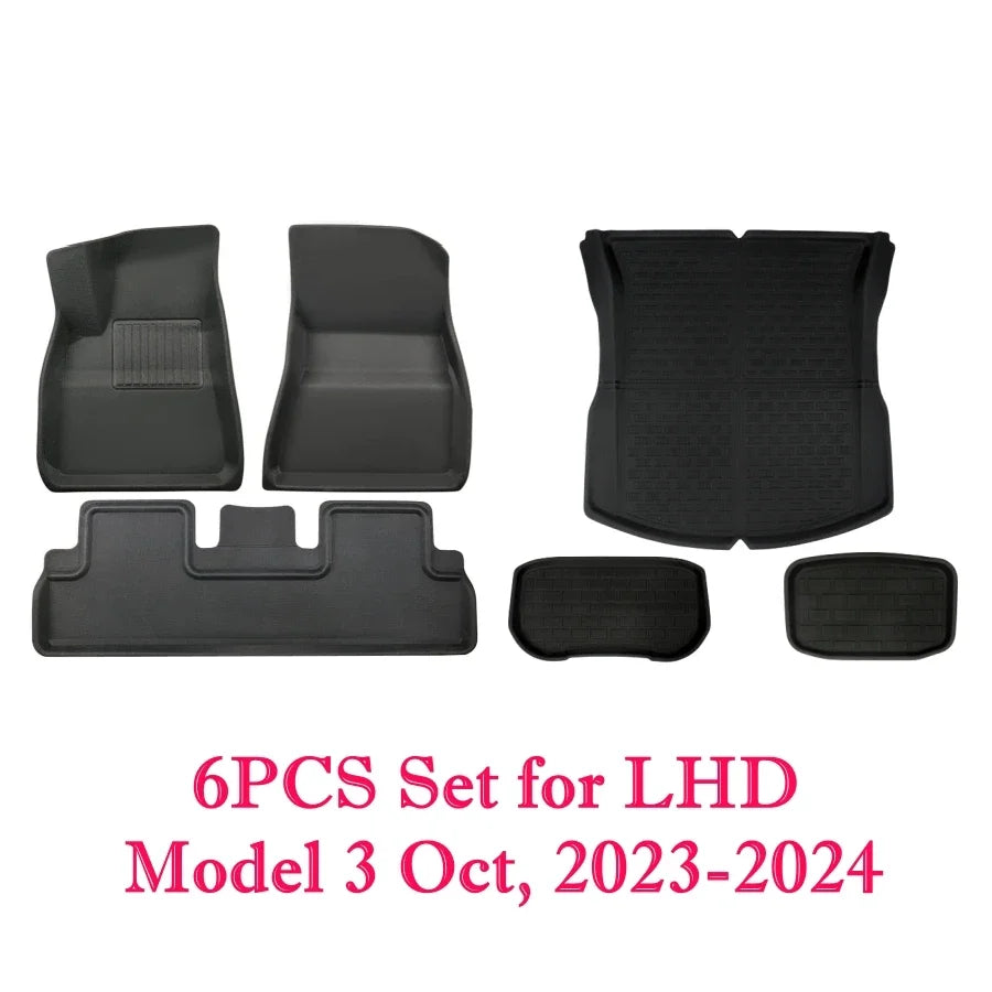 Newest Tesla Model 3+ 2024 Floor Mats 2023-2021