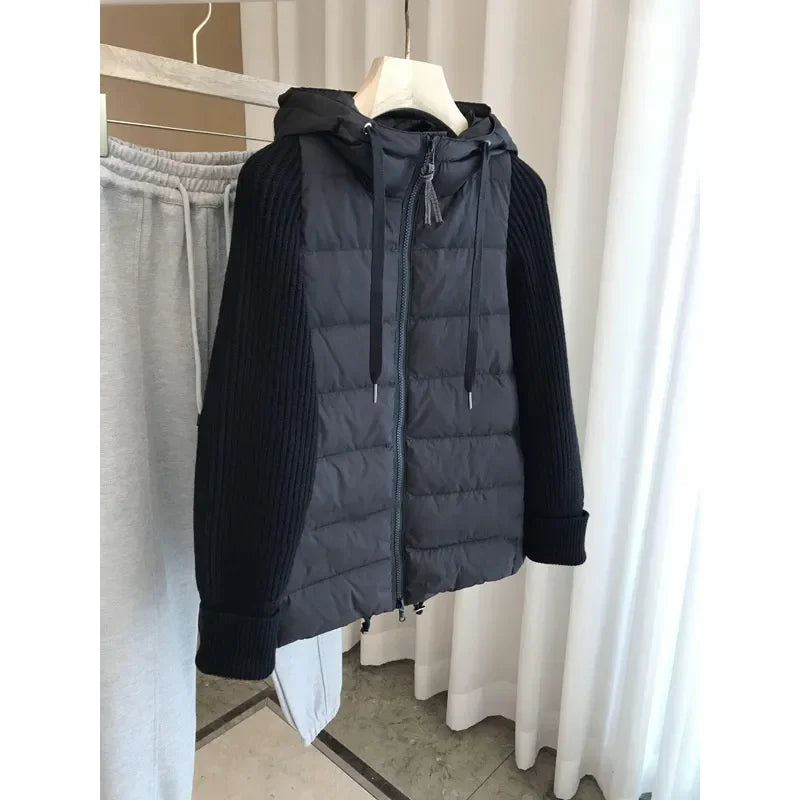New 2023 Fashion Winter Jacket Women Parkas Hooded