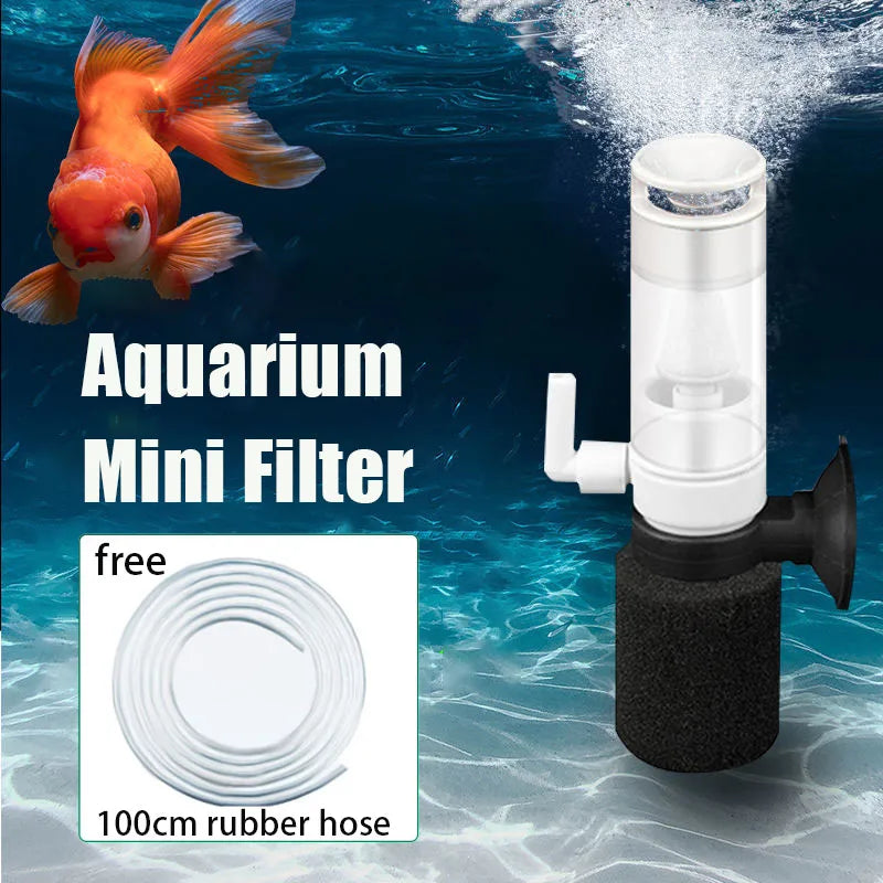 Mini Aquarium Filter Fish Tank Biochemical Sponge Filter