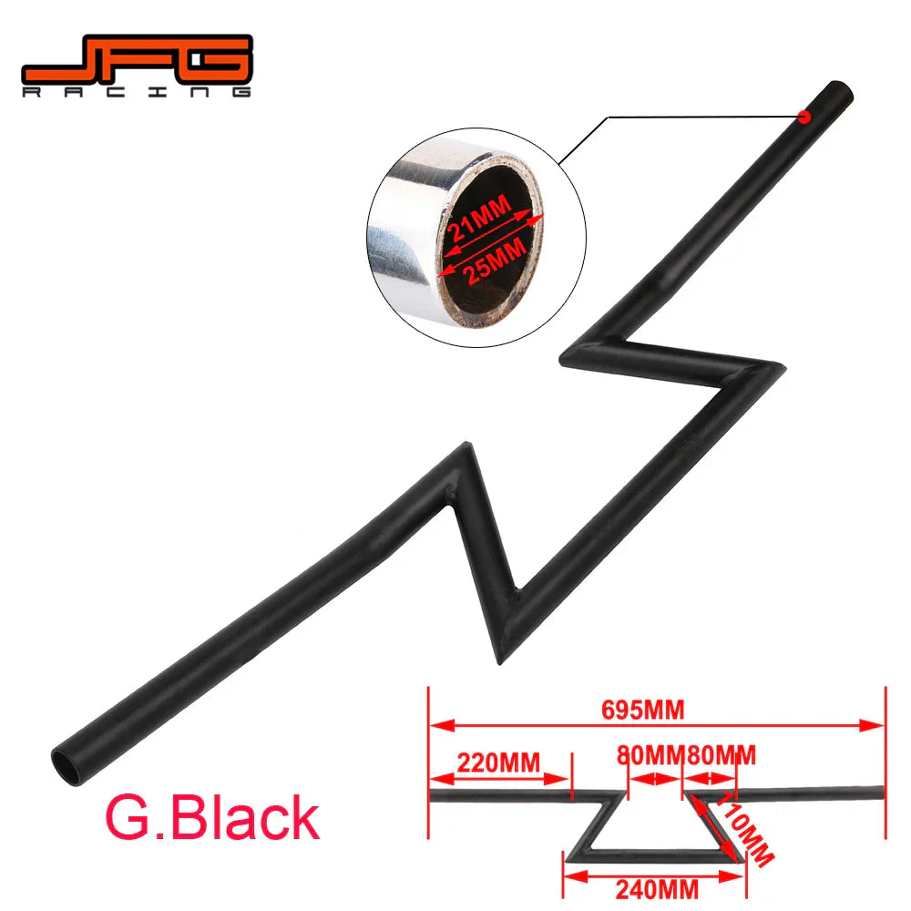 Motorcycle 22mm 7/8" Or 25mm 1" Handlebar Chrome Retro Drag Handle Z Bar For Harley Sportster 1200 883 Touring Chopper Bobber