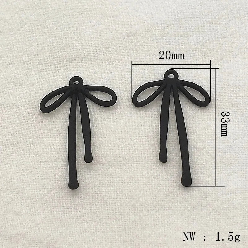 33x20mm 100pcs Zinc Alloy Bows Shape