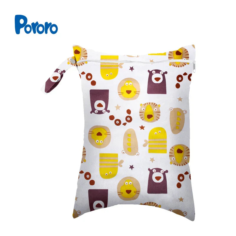 30*40cm Zippered Nappy Wetbags Waterproof Wet Dry Bag