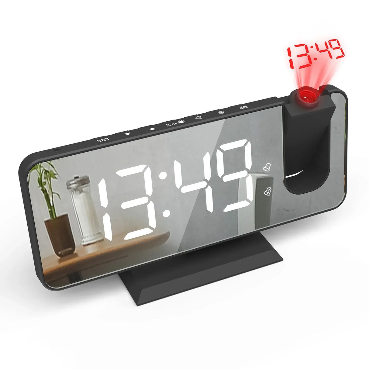 LED Digital Alarm Clock Table Watch Electronic Desktop