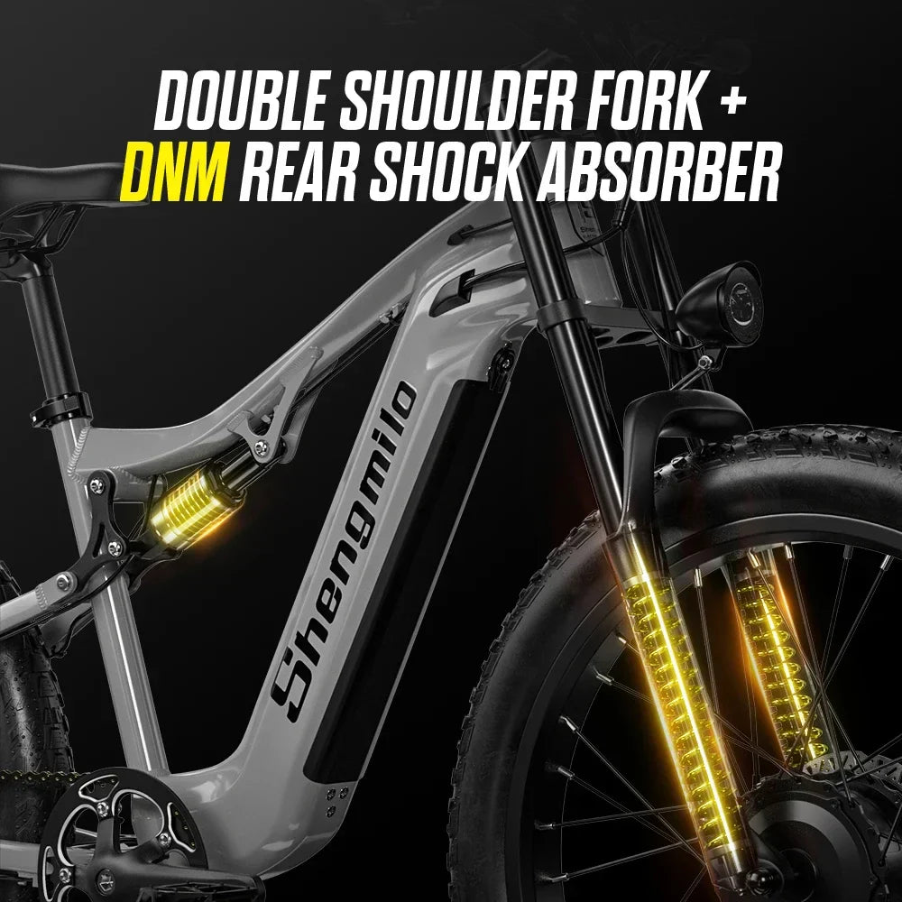 Shengmilo S600 Adult 2000W Men's E-Mountain ebike with