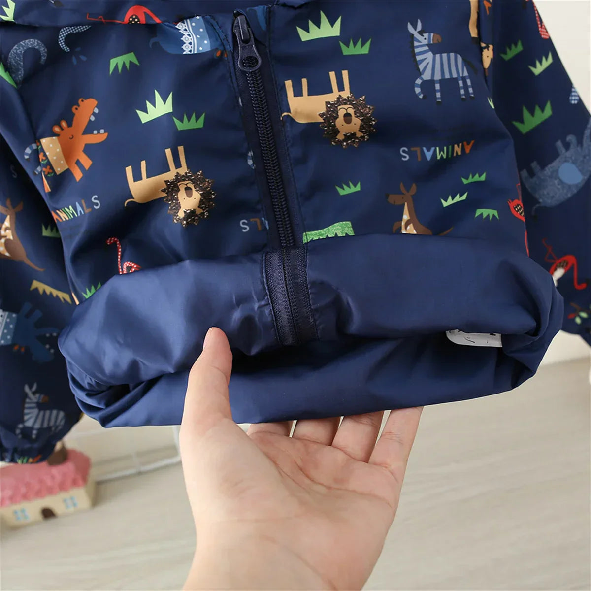 Baby Coat Spring And Autumn Boys' Hooded Zipper