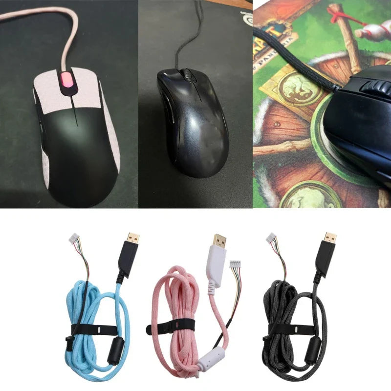 For Keyboard Mouse Replacement Cable Umbrella Rope Mouse