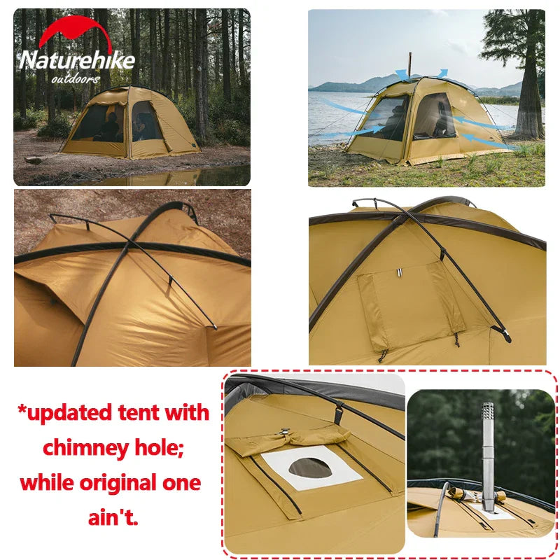 Naturehike DUNE 7.6 Lightweight Modified Dome Tent 4-season