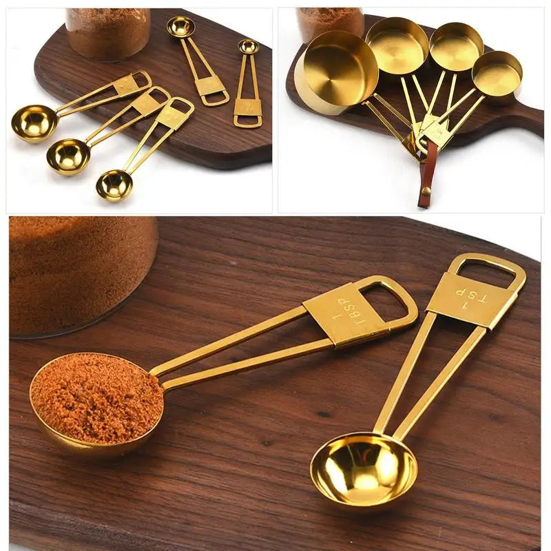 Stackable Measuring Cups And Spoons 9pcs Liquid Food