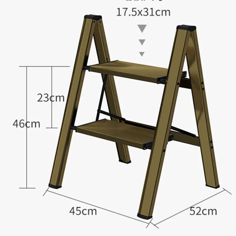 Multifunctional High Stools Kitchen Thickened Telescopic Ladder Stable