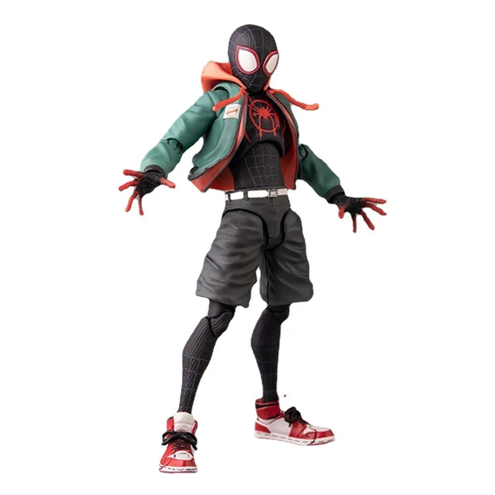 Spider-Man:Into the Spider-Verse Miles Morales Action Figure Model Peter Parker Miles Figurine Toys Doll kid Toy Gift