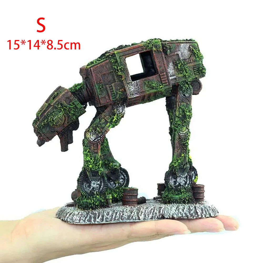 Creative Landscaping Car Robot Dog Transformers Theme Fish
