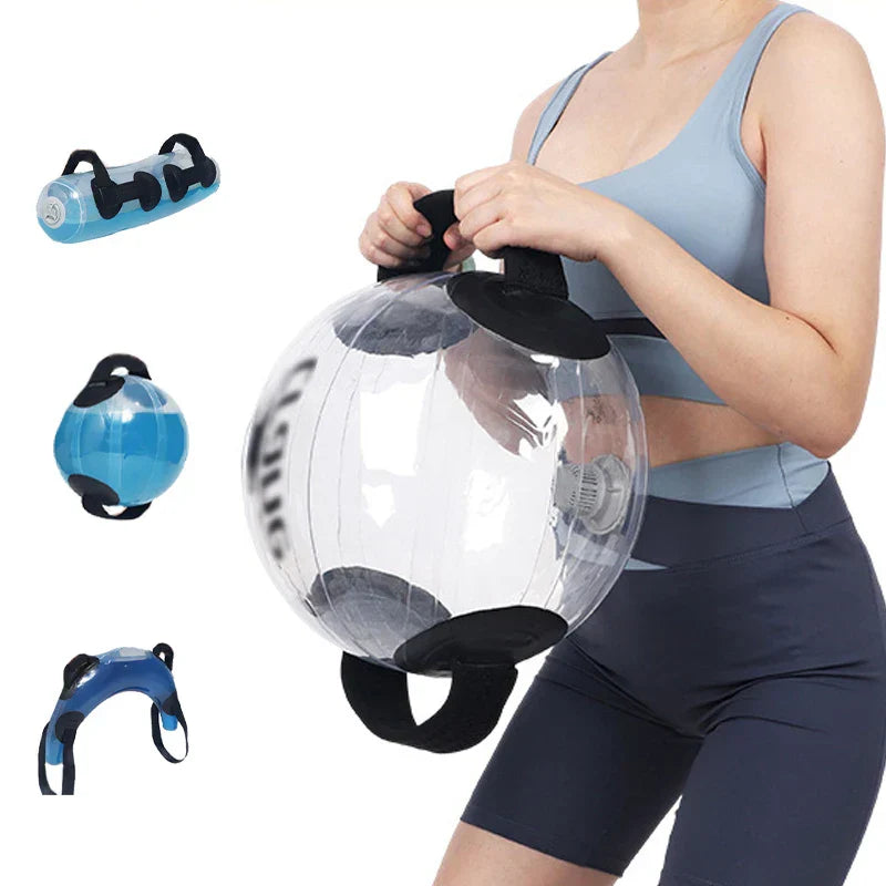 Water Filled Exercise Ball Fitness Aqua Ball Weightlifting