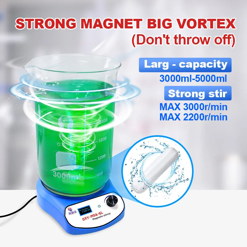 DXY LCD Digital Laboratory Magnetic Stirrer with two