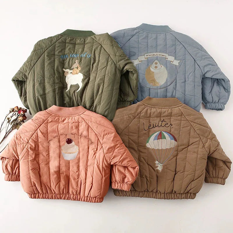 Toddler Baby Boy Girl Jackets Winter Autumn Long