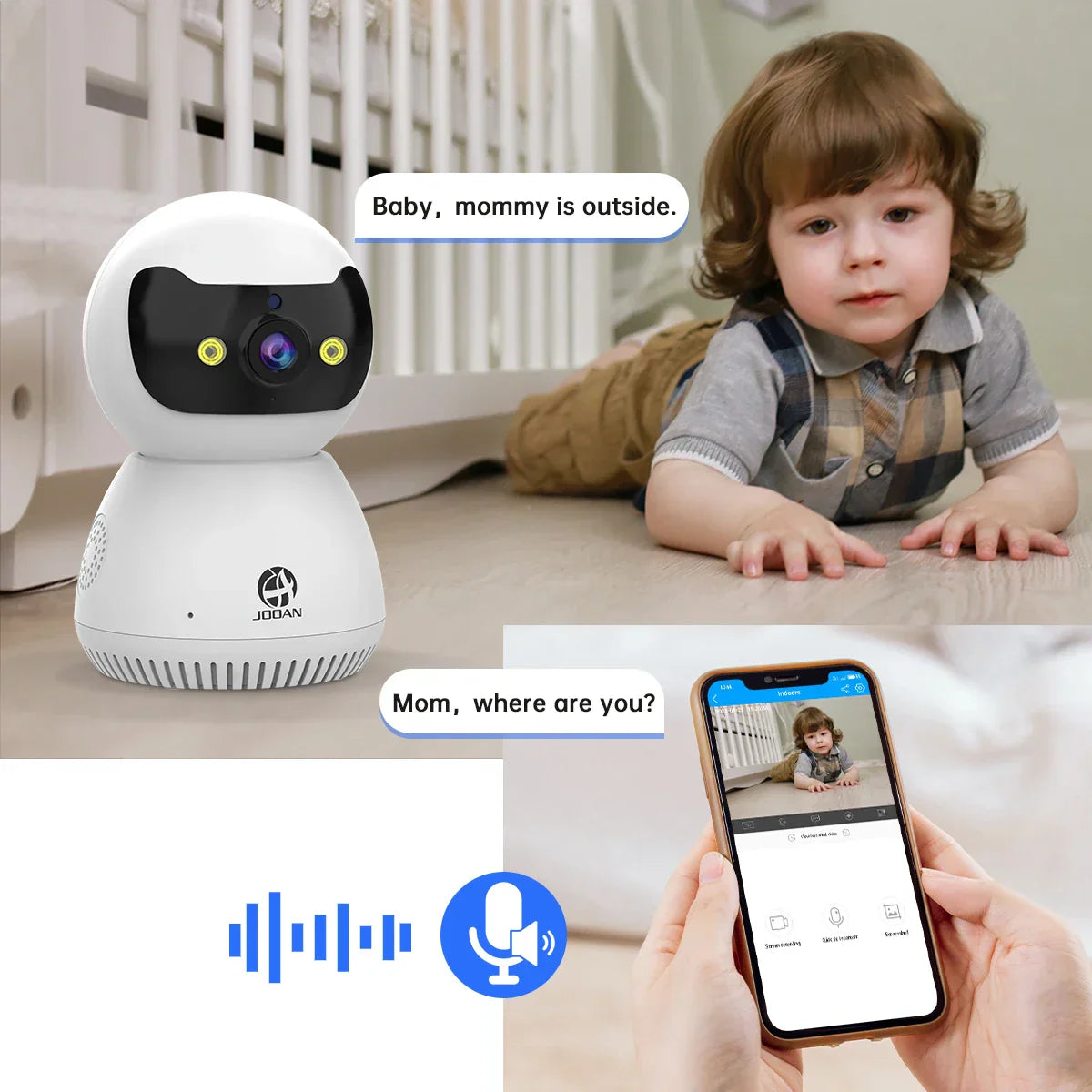 JOOAN 5MP 3MP IP Camera 5G WiFi Home