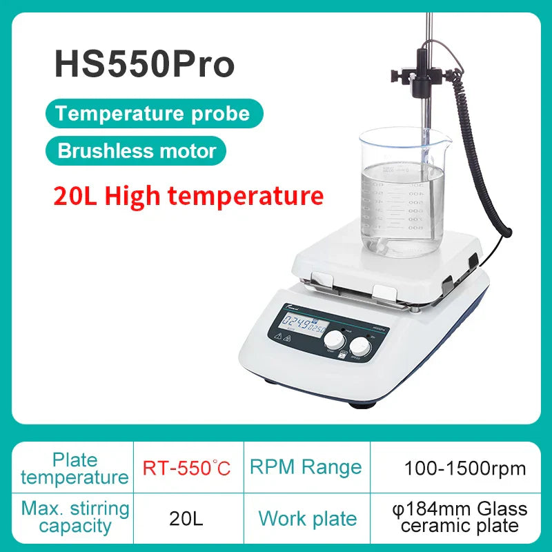 JOANLAB Heating Magnetic Stirrer Digital Display Thermostatic Magnetic