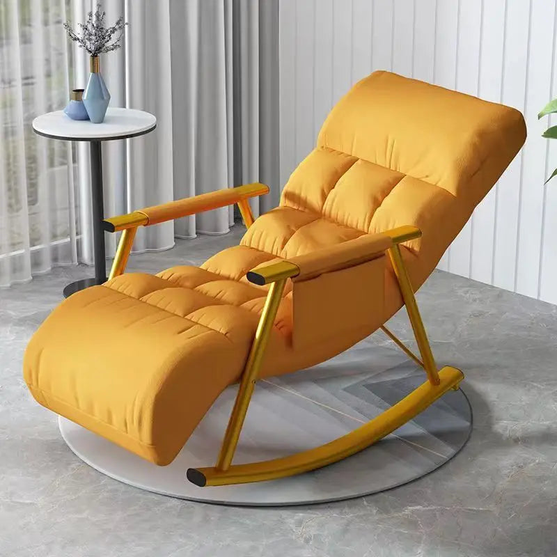 Nordic Rocking Chair, Deck Chair Lazy Household BalconyAdult