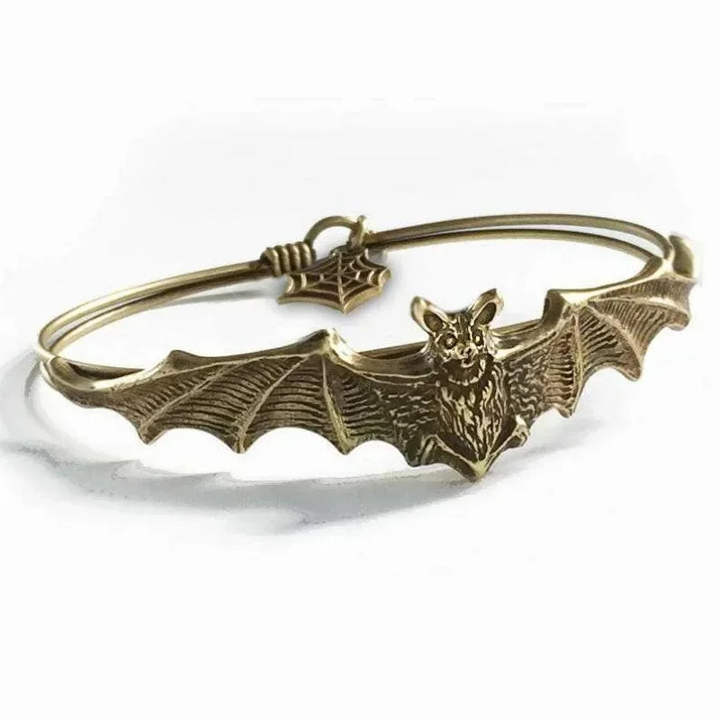 Gothic Halloween Bat Bracelet Male Retro Creative Personalized