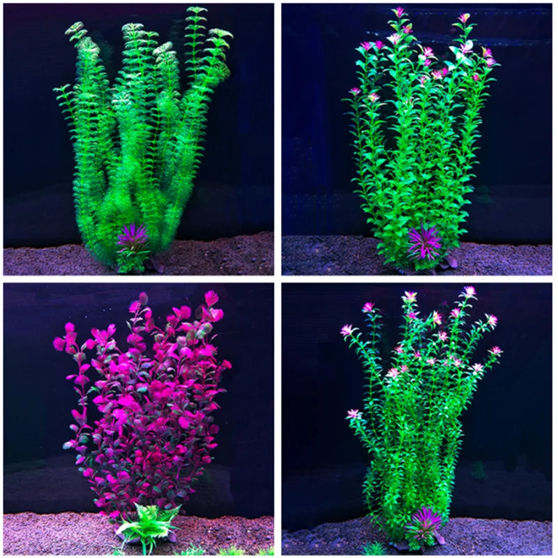 24-52cm Large Aquarium Plants Plastic Grass Fish Tank