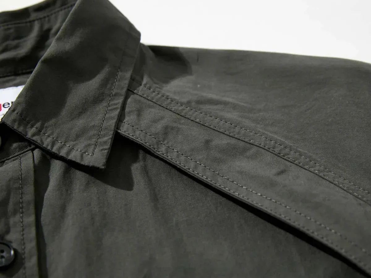 Shirt for Men Japanese Streetwear Fashion Cityboy Loose