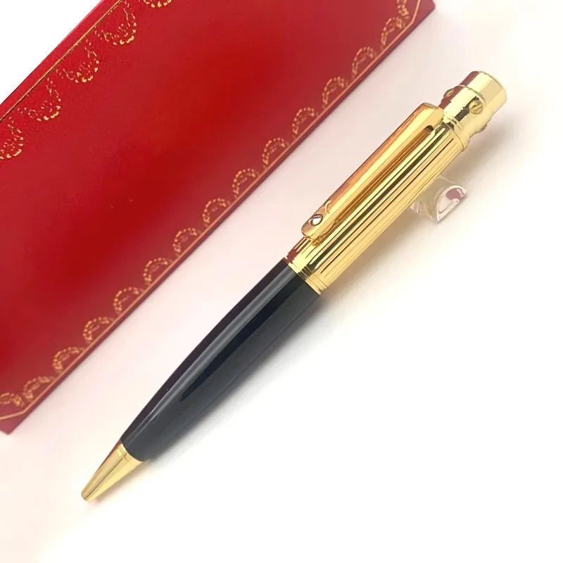 Classic Black Gold Silver Clip Luxury CT Ballpoint