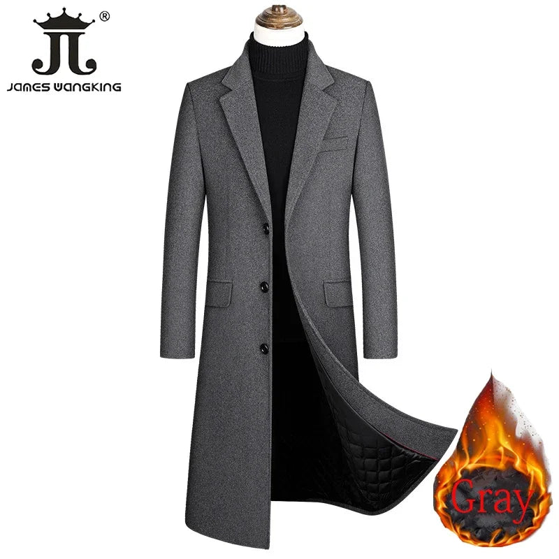 2024 Autumn and Winter Boutique Woolen Black Gray