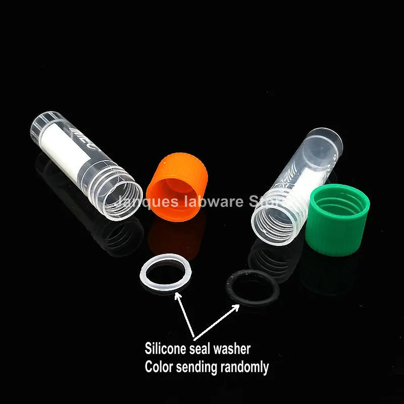 500pcs/lot Lab 1.8ml plastic Cryo Tubes Cryovial with