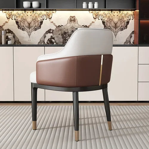 Italian Luxury Dining Chairs Leather Unique Hotel Terrace