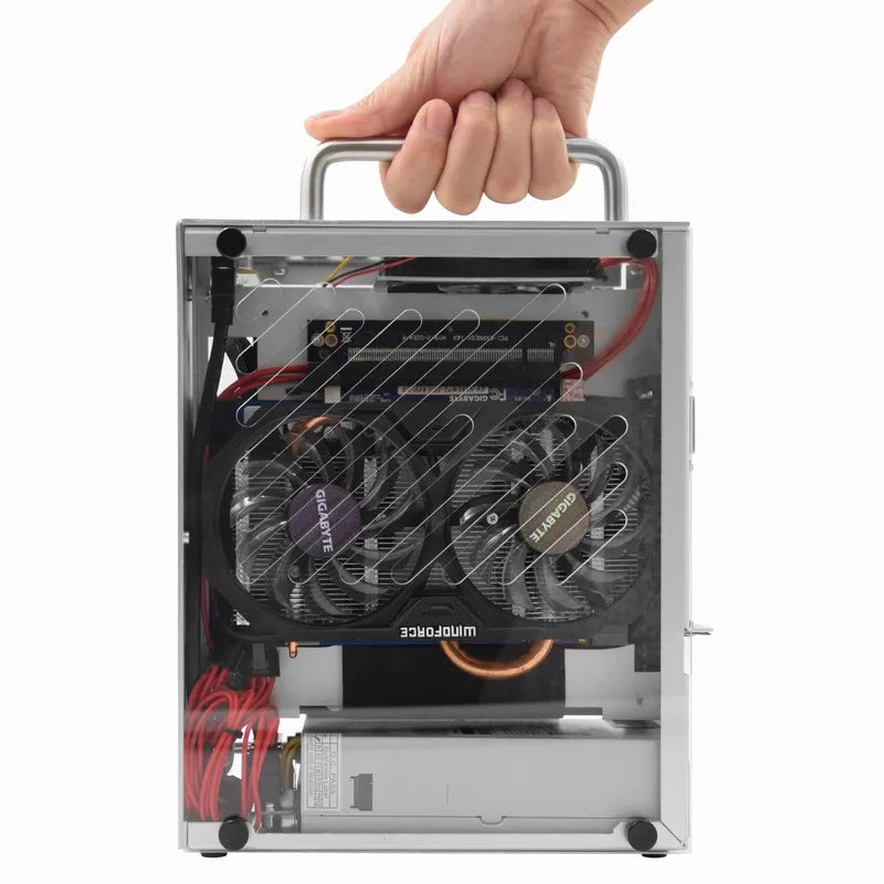 METALFISH S3 ITX A4 PC Gaming Case All
