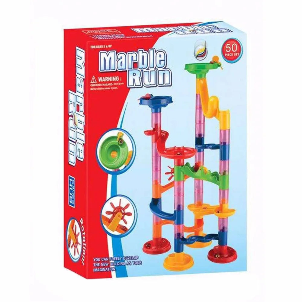 50pcs Marble Run Race Track Building Blocks Kids
