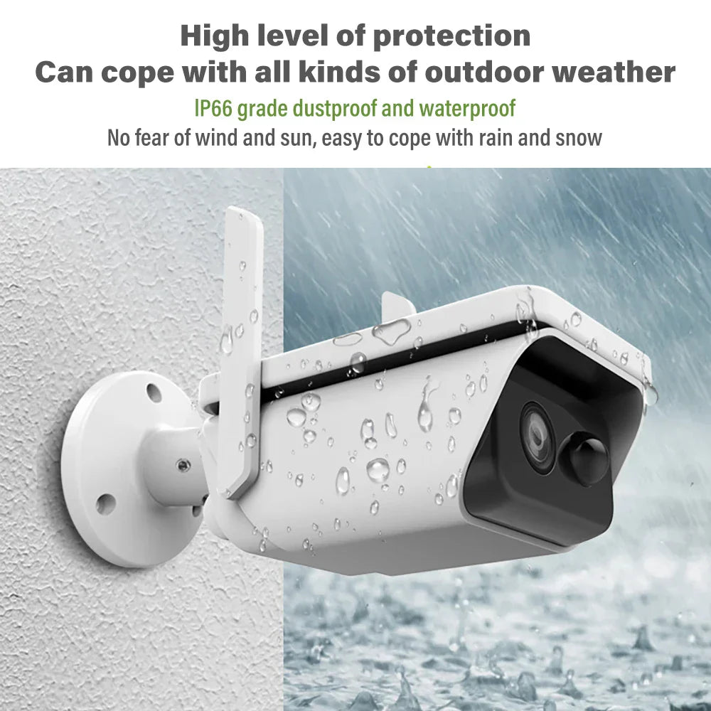 PEGATAH 4MP Wifi Solar Camera Wireless Battery Powered