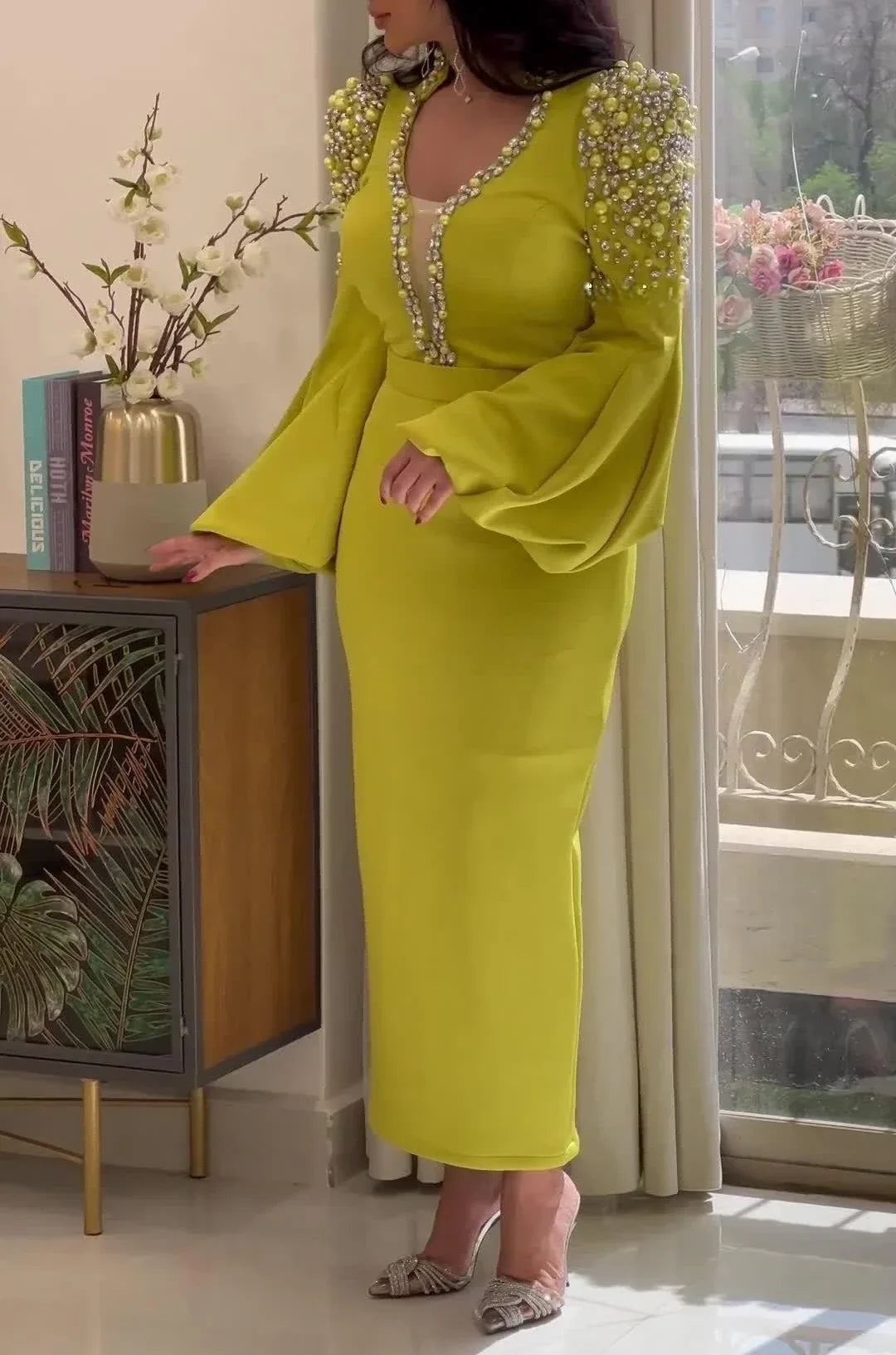 Santorini Ankle Length Prom Dresses for Women Saudi