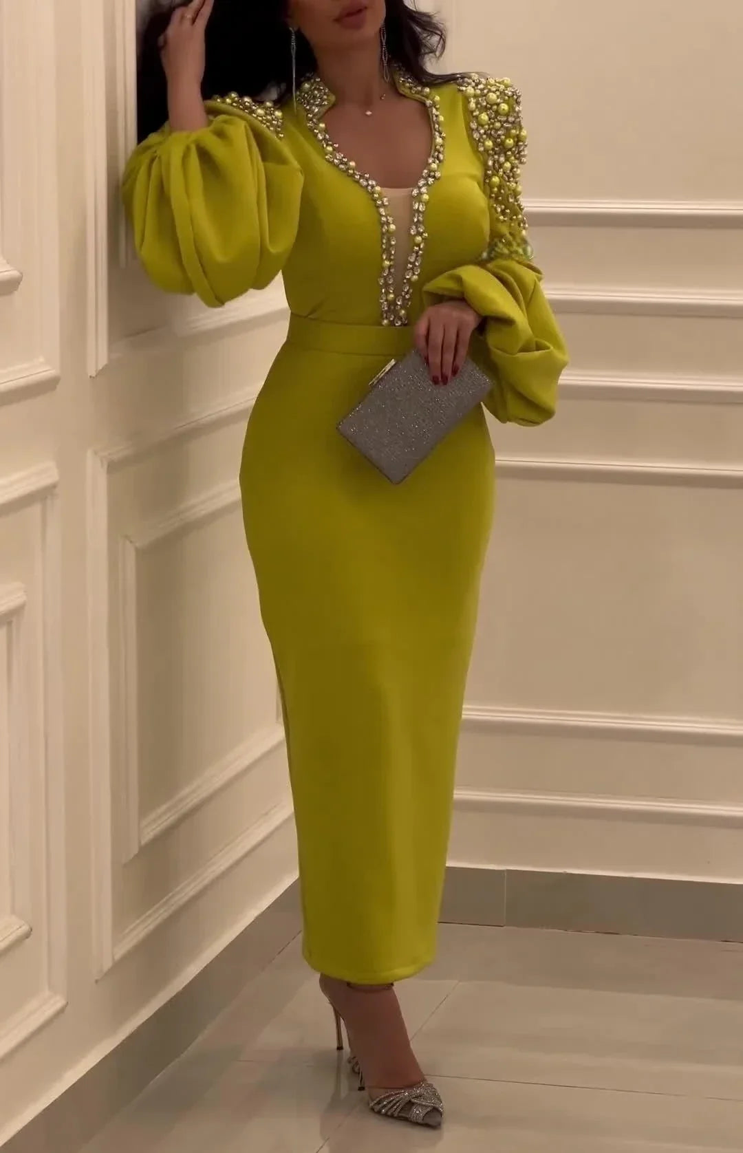 Santorini Ankle Length Prom Dresses for Women Saudi