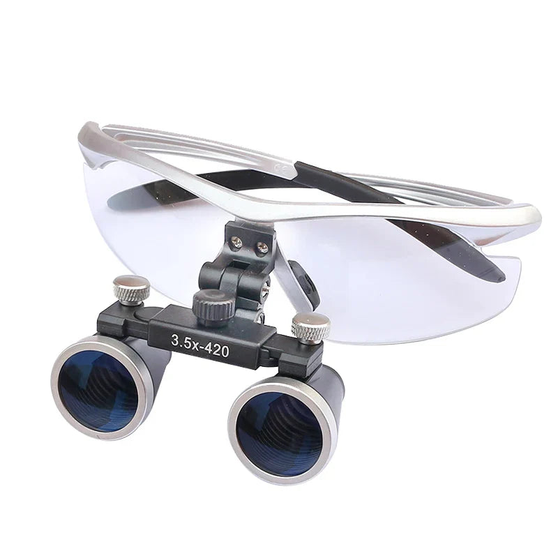 Head Wearing Dental Loupe Ultralight Binocular Magnifier Dentist