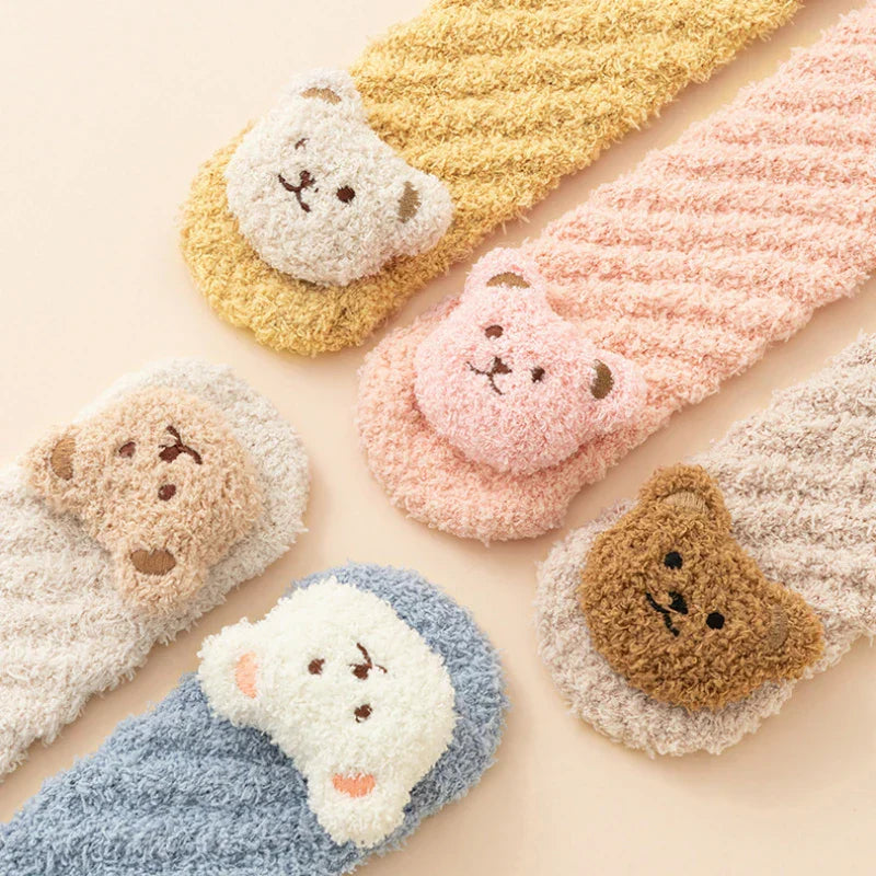 Newborn Baby Socks Cute Bear Socks Infant Kid