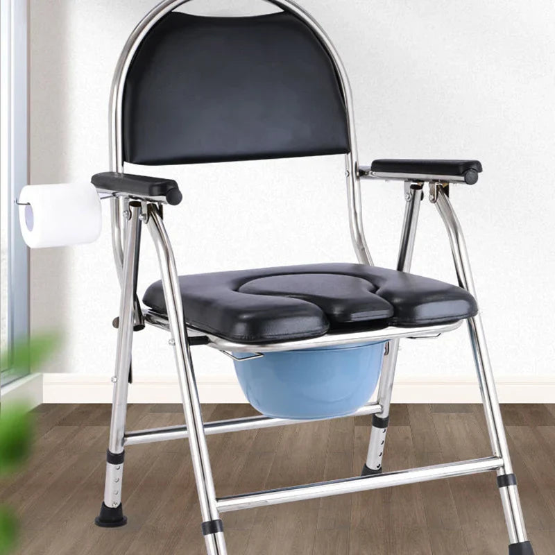 Disabled Stackable Bathroom Chair Space Saving Squatty Potty