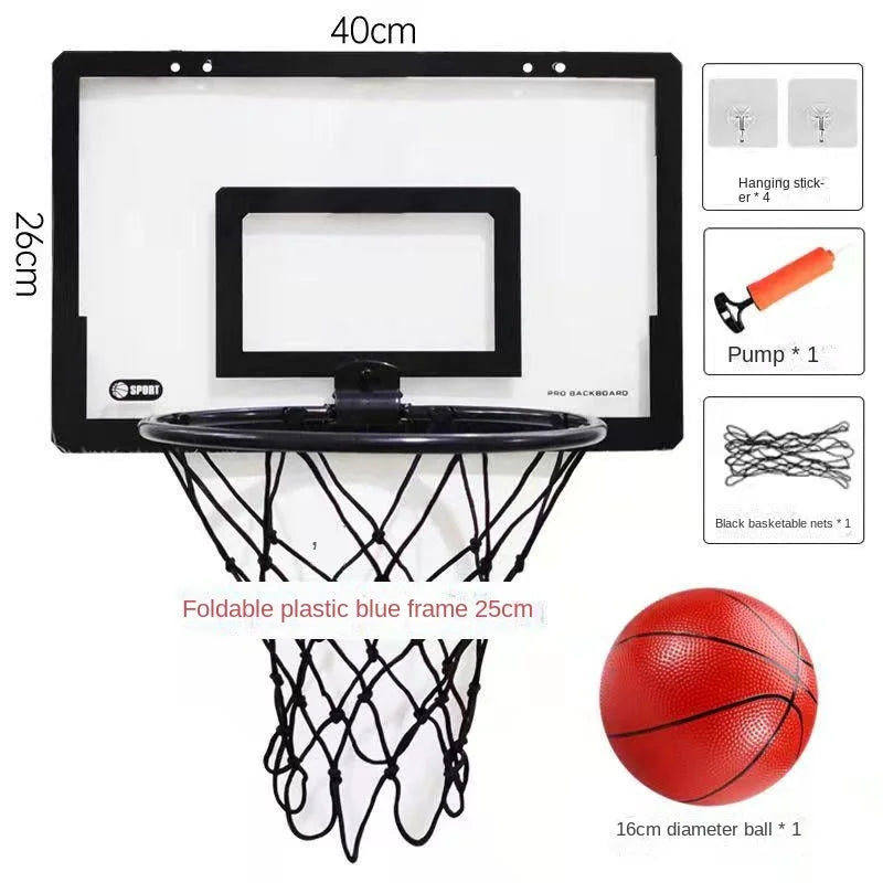 Portable Funny Mini Basketball Hoop Toys Kit Indoor
