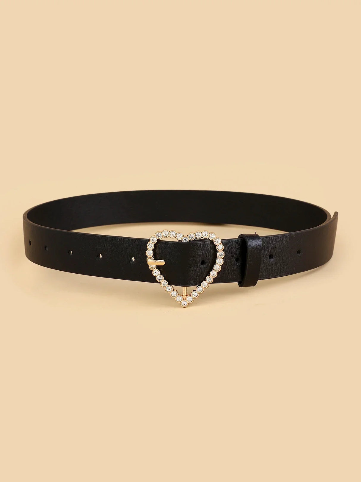 Women's New All Seasons Hot Heart-Shaped Diamond Buckle