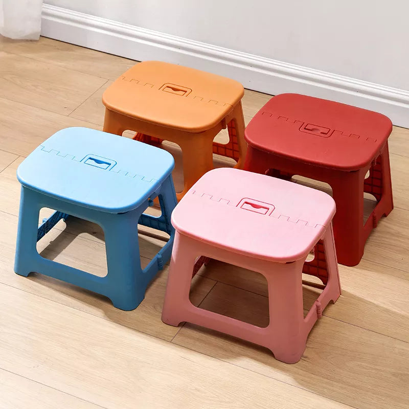 Japanese-style Portable Household Folding Stool Kids Child Plastic