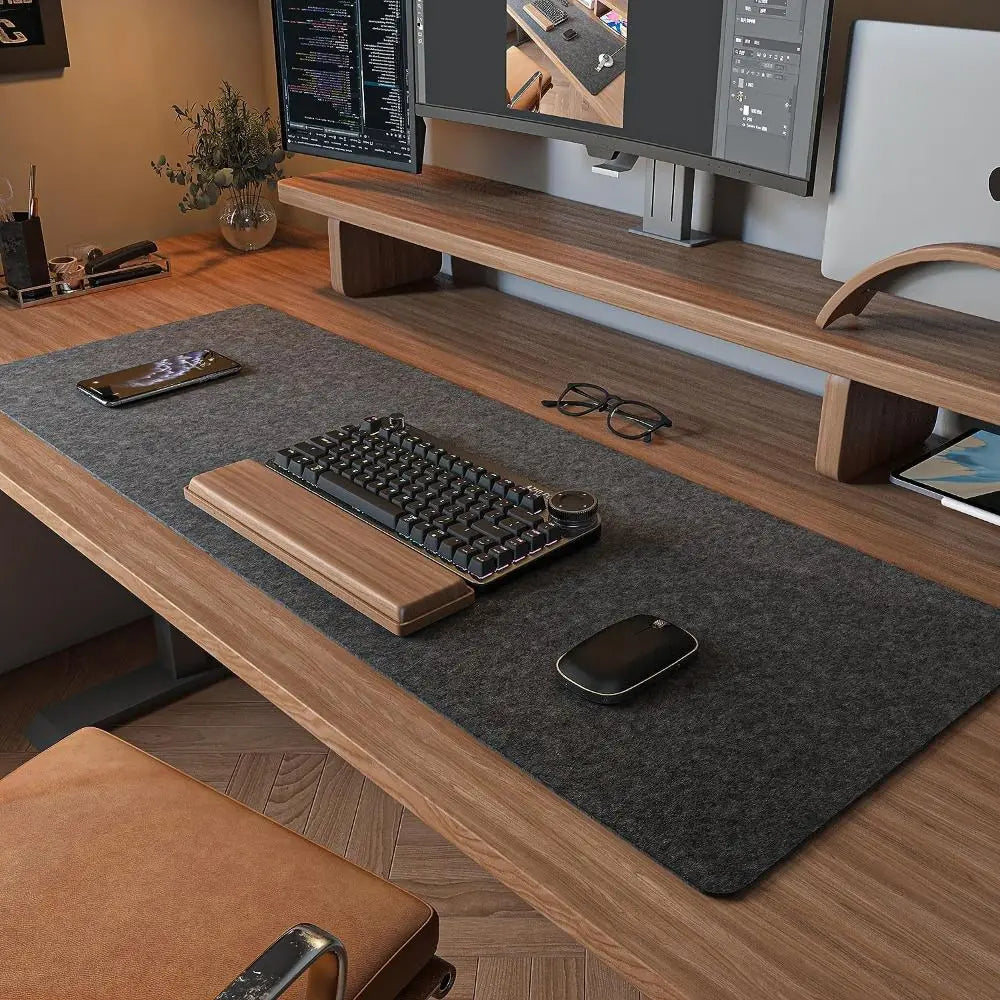 Gaming Accessories Wool Felt Mouse Pad Large Size