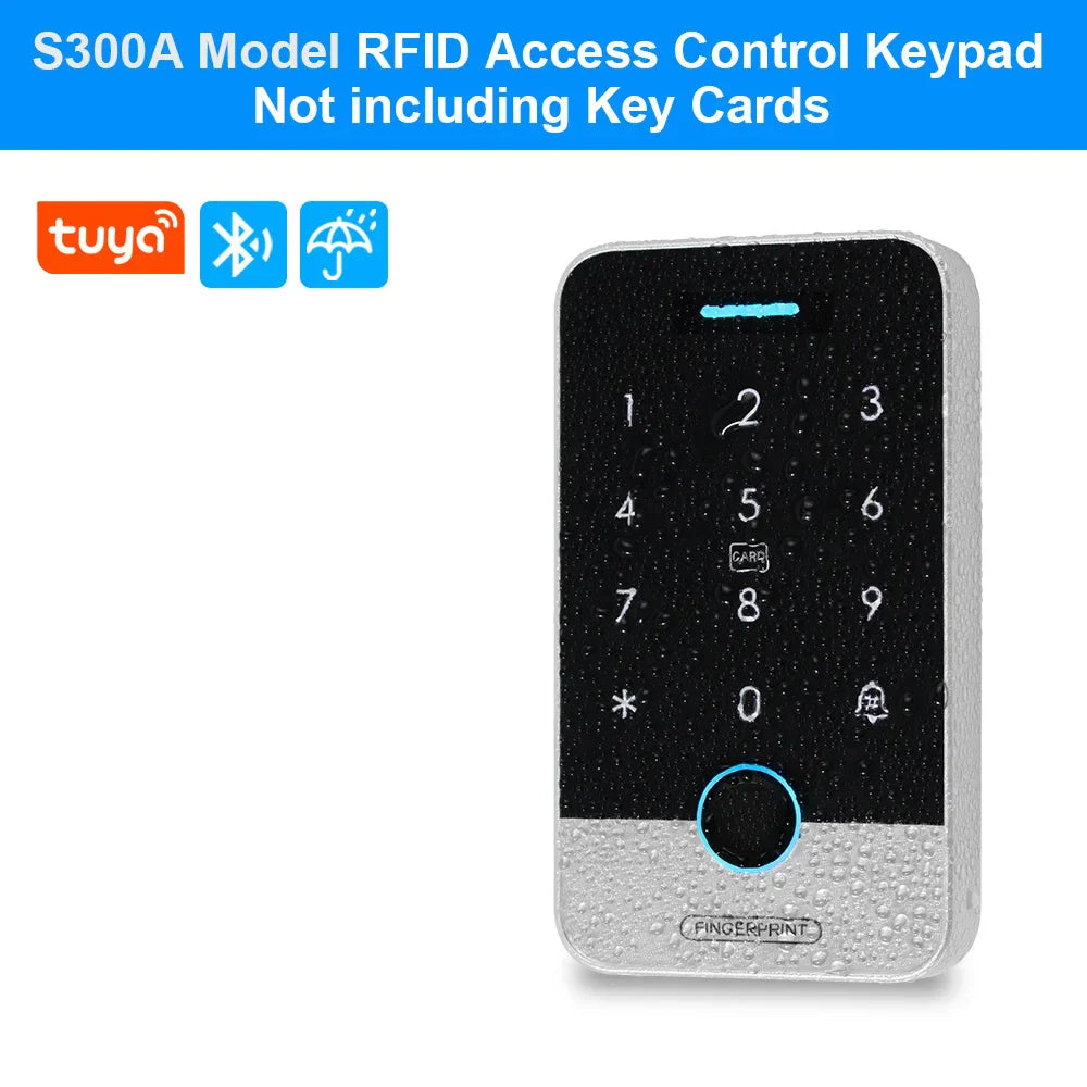 Waterproof Bluetooth Tuya APP Fingerprint Access Controller Standalone