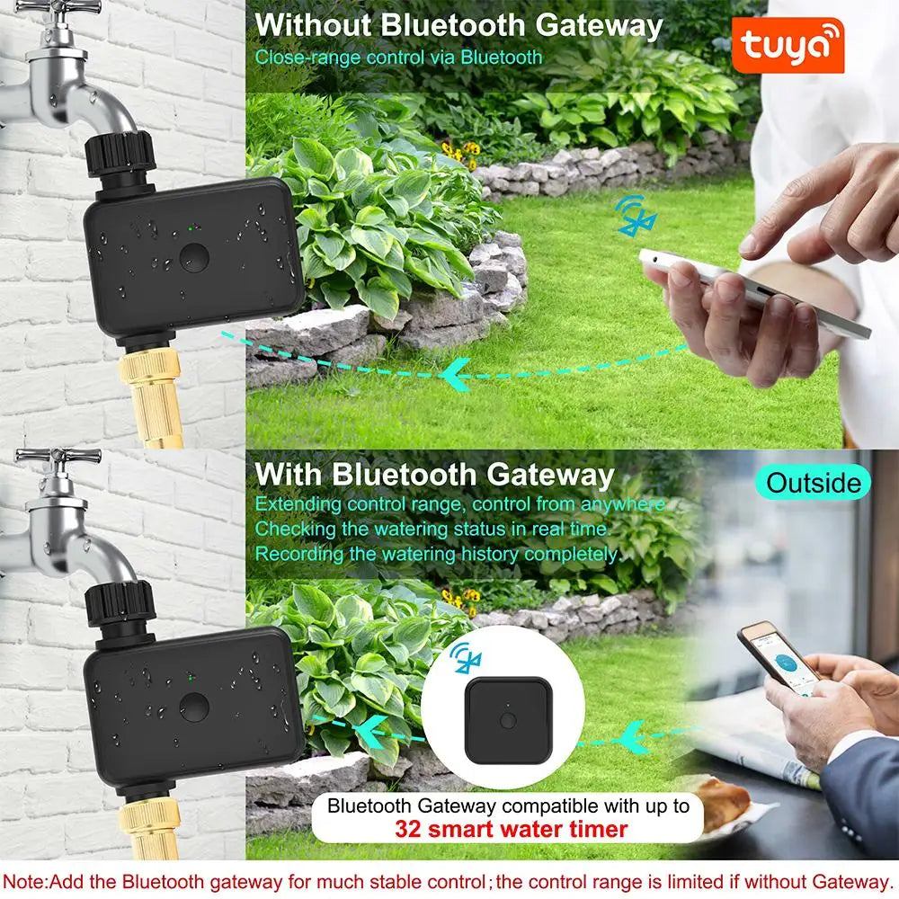 30/50M Tuya WiFi/Bluetooth Compatible Timer Automatic Irrigation Equipment