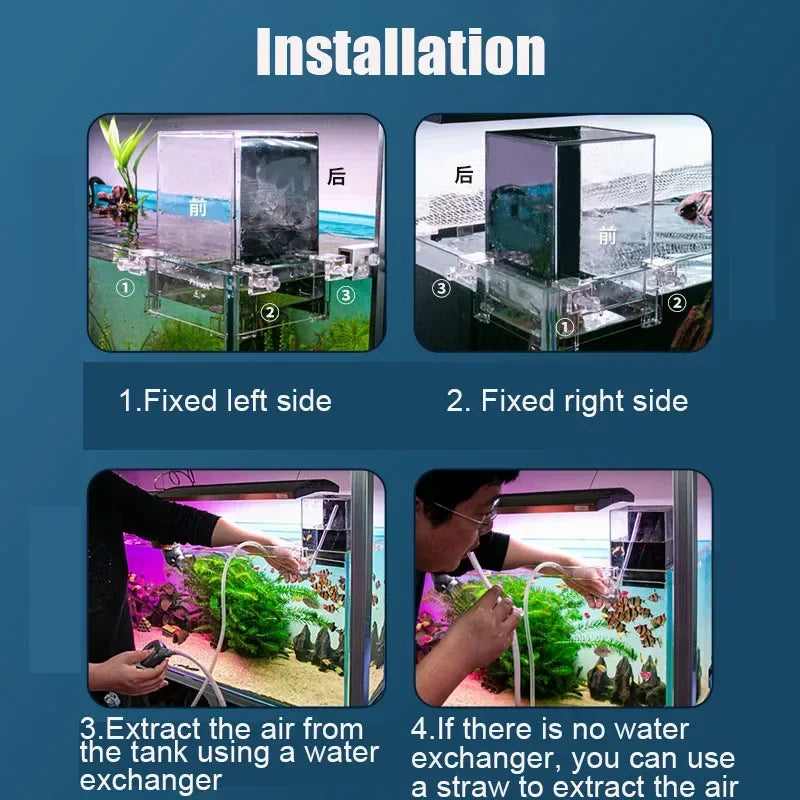Creative Aquarium Negative Pressure Fish Tank Ecological Aquarium