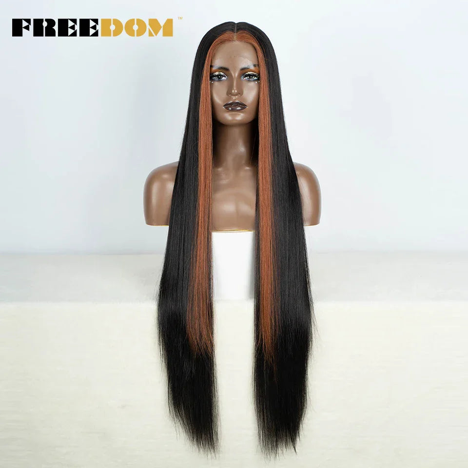 FREEDOM Synthetic Lace Frontal Wig For Women 38