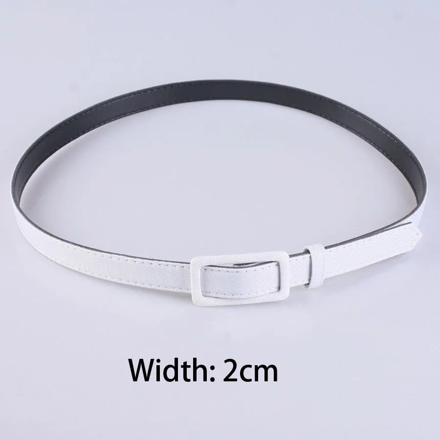 Width 2cm/4cm/6cm Women's Belt Fashion Casual Simple All-match