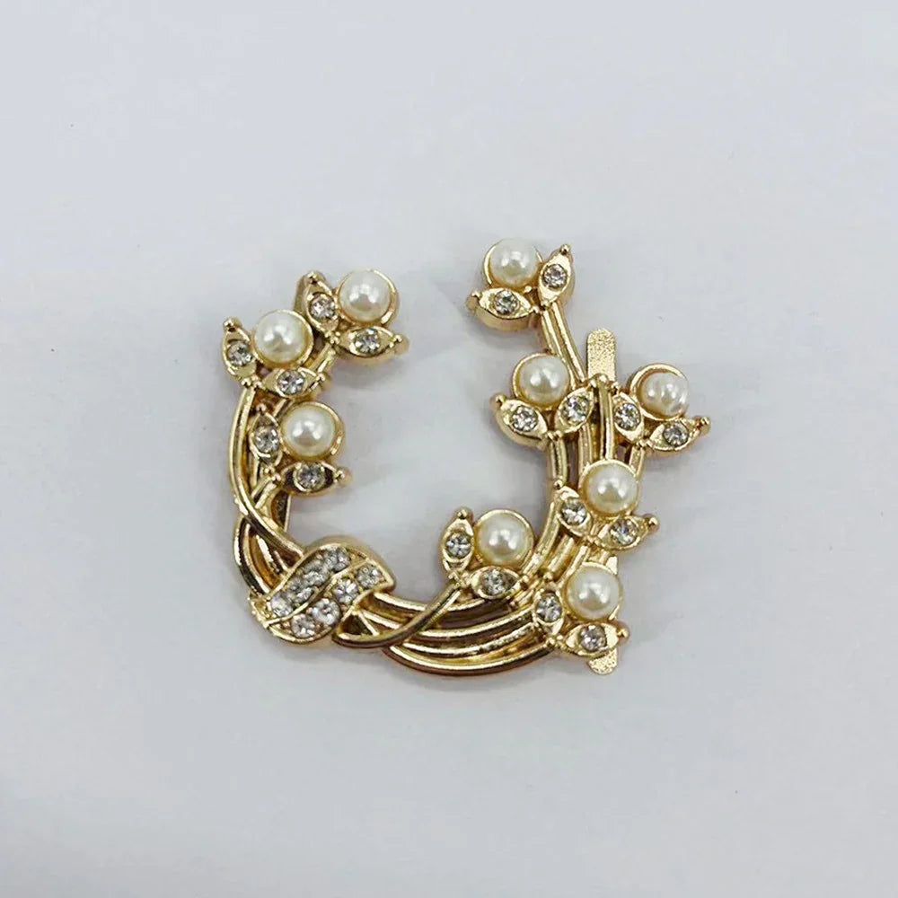 Exquisite Metal Buckle Clasp Bag Purse Hat Decor