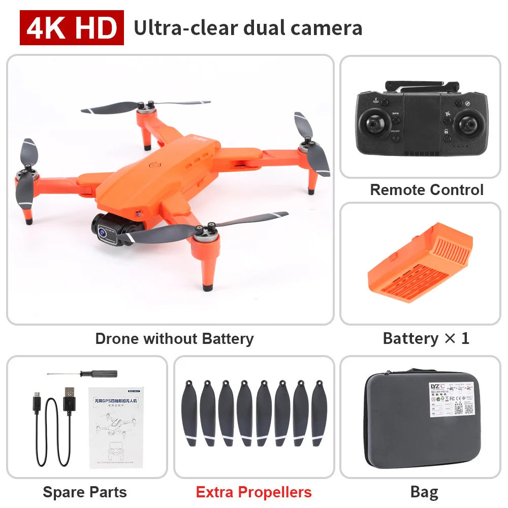 L900 PRO Drone 4K Professional 5G WIFI FPV