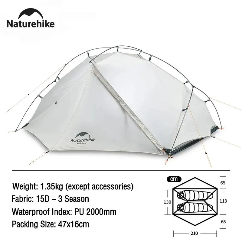 Naturehike Camping Tent Ultralight Portable 1 Person Shelter