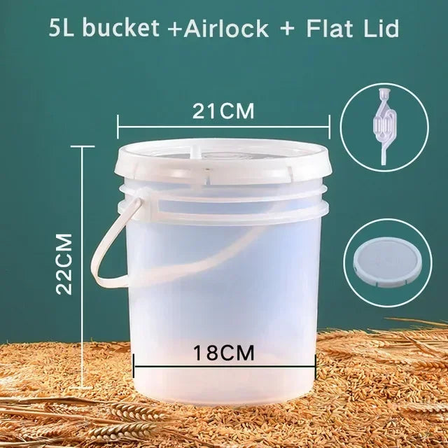 Brewing Beer With Home Fermentation Equipment Wine Bucket