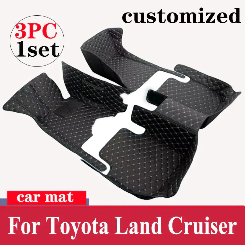 Custom Made Leather Car Floor Mats For Toyota
